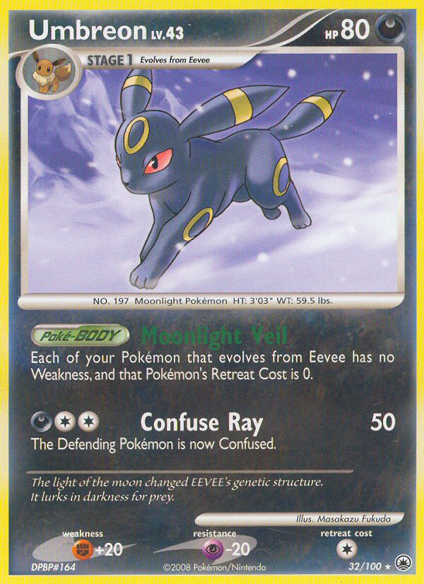 Umbreon (32/100) [Diamond & Pearl: Majestic Dawn] | Anubis Games and Hobby