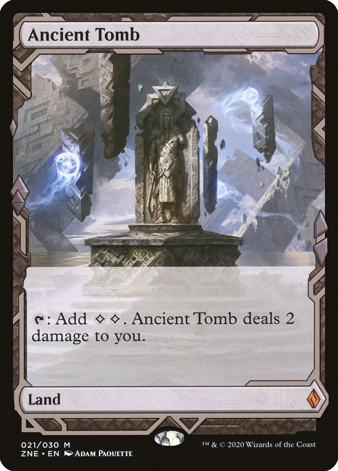 Ancient Tomb (Expeditions) [Zendikar Rising Expeditions] | Anubis Games and Hobby