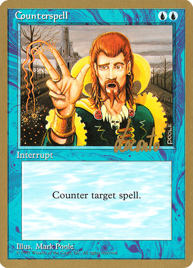 Counterspell (Michael Loconto) [Pro Tour Collector Set] | Anubis Games and Hobby