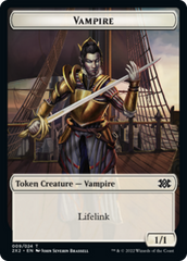 Elemental // Vampire Double-Sided Token [Double Masters 2022 Tokens] | Anubis Games and Hobby