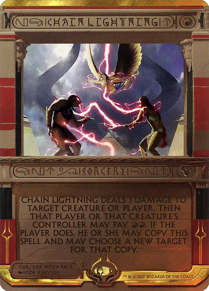 Chain Lightning (Invocation) [Amonkhet Invocations] | Anubis Games and Hobby