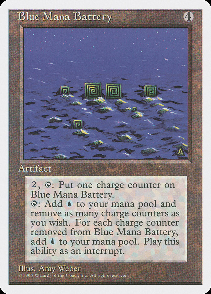 Blue Mana Battery [Fourth Edition] | Anubis Games and Hobby