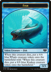 Fish // Zombie (011/036) Double-Sided Token [Commander 2014 Tokens] | Anubis Games and Hobby
