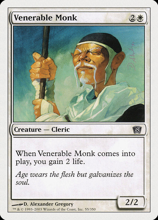 Venerable Monk [Eighth Edition] | Anubis Games and Hobby
