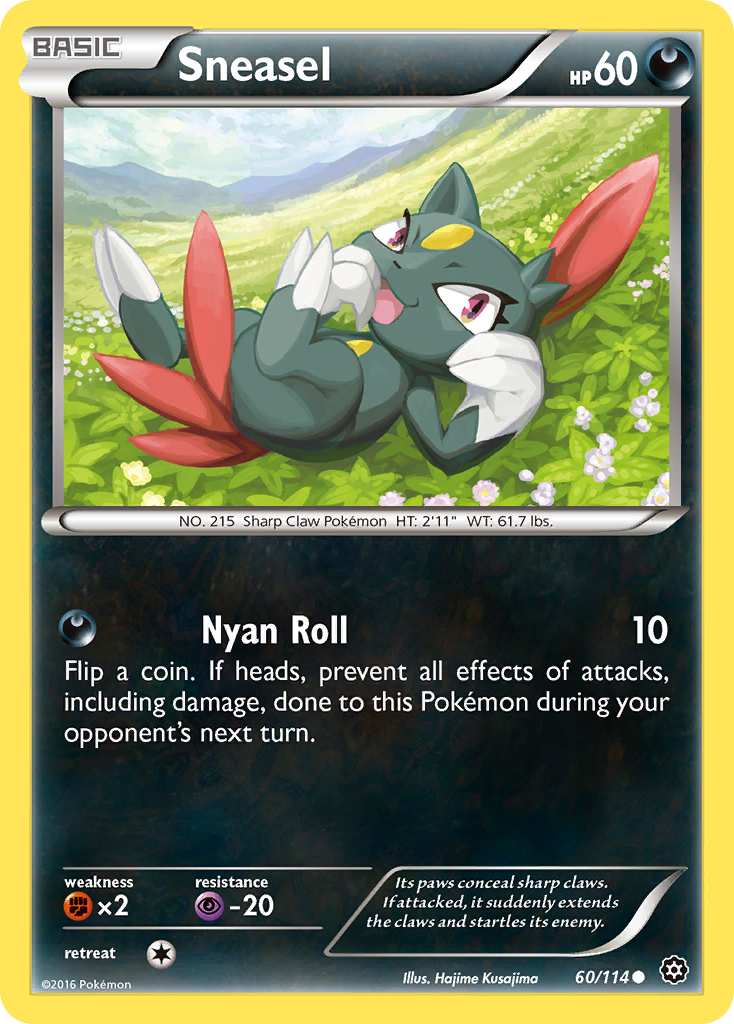 Sneasel (60/114) [XY: Steam Siege] | Anubis Games and Hobby