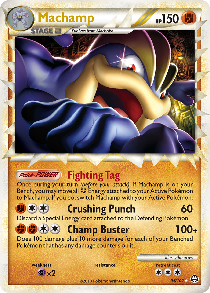 Machamp (95/102) [HeartGold & SoulSilver: Triumphant] | Anubis Games and Hobby