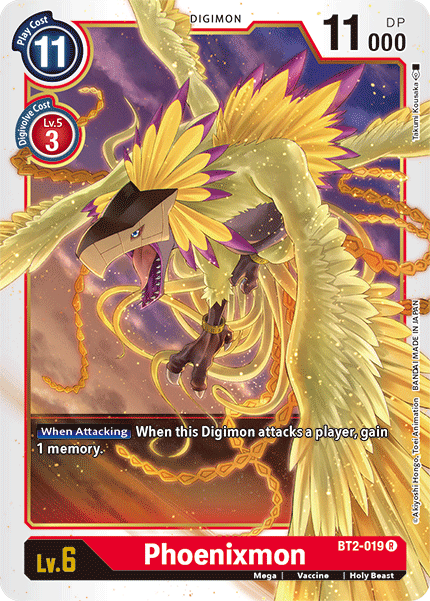 Phoenixmon [BT2-019] [Release Special Booster Ver.1.5] | Anubis Games and Hobby