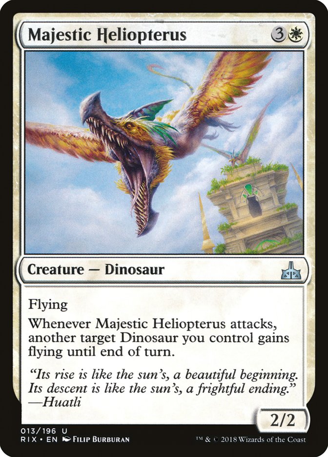 Majestic Heliopterus [Rivals of Ixalan] | Anubis Games and Hobby