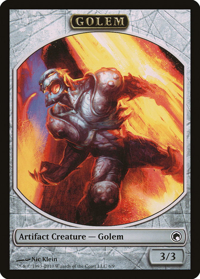 Golem Token [Scars of Mirrodin Tokens] | Anubis Games and Hobby