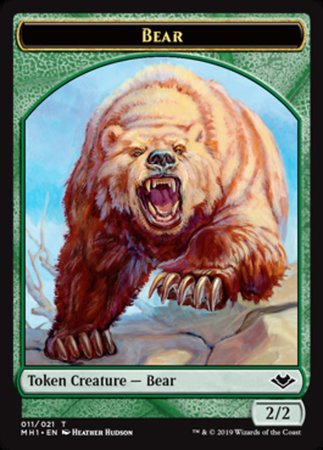 Bear Token (011) [Modern Horizons Tokens] | Anubis Games and Hobby
