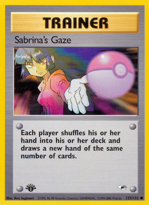 Sabrina's Gaze (125/132) [Gym Heroes 1st Edition] | Anubis Games and Hobby