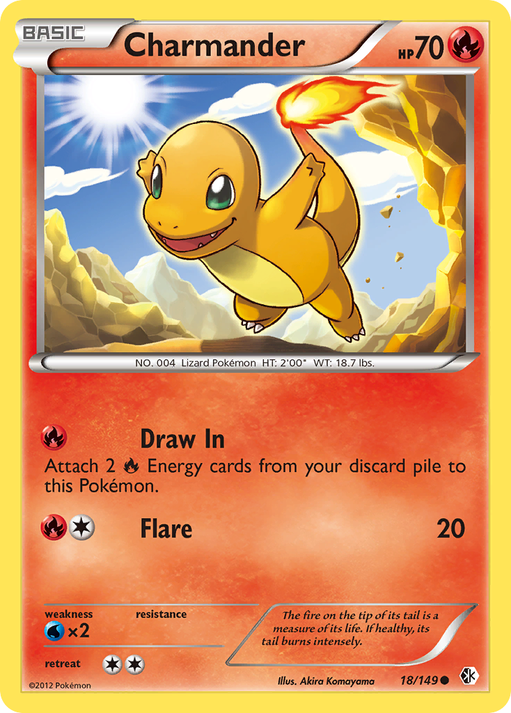 Charmander (18/149) [Black & White: Boundaries Crossed] | Anubis Games and Hobby