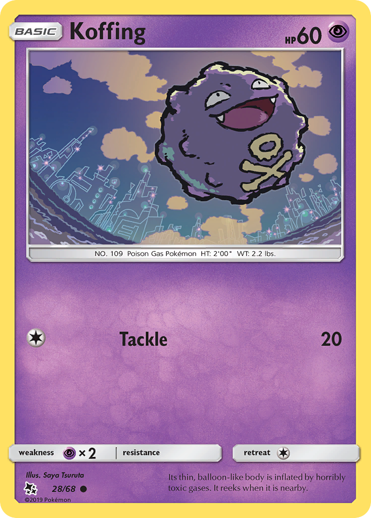 Koffing (28/68) [Sun & Moon: Hidden Fates] | Anubis Games and Hobby