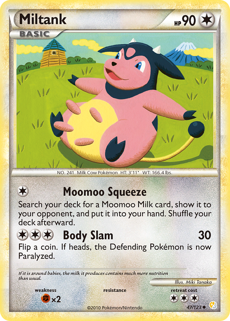Miltank (47/123) [HeartGold & SoulSilver: Base Set] | Anubis Games and Hobby