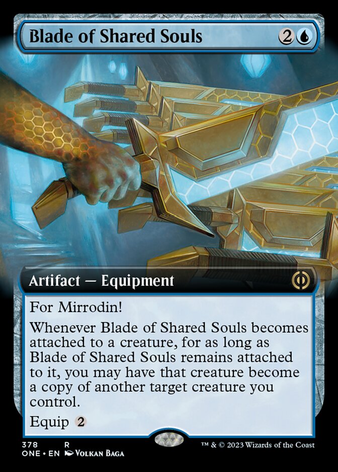 Blade of Shared Souls (Extended Art) [Phyrexia: All Will Be One] | Anubis Games and Hobby