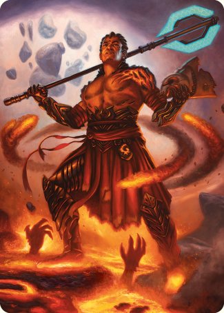 Koth, Fire of Resistance Art Card [Phyrexia: All Will Be One Art Series] | Anubis Games and Hobby