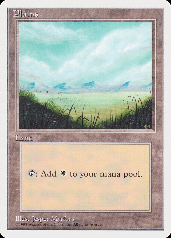 Plains (No Trees, Signature on Bottom Right) [Rivals Quick Start Set] | Anubis Games and Hobby