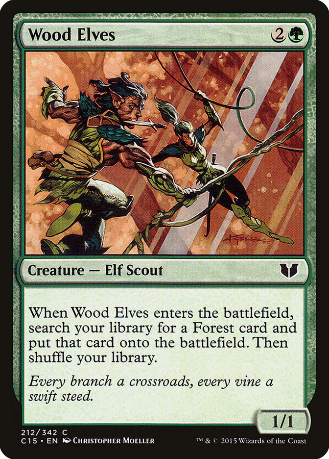 Wood Elves [Commander 2015] | Anubis Games and Hobby