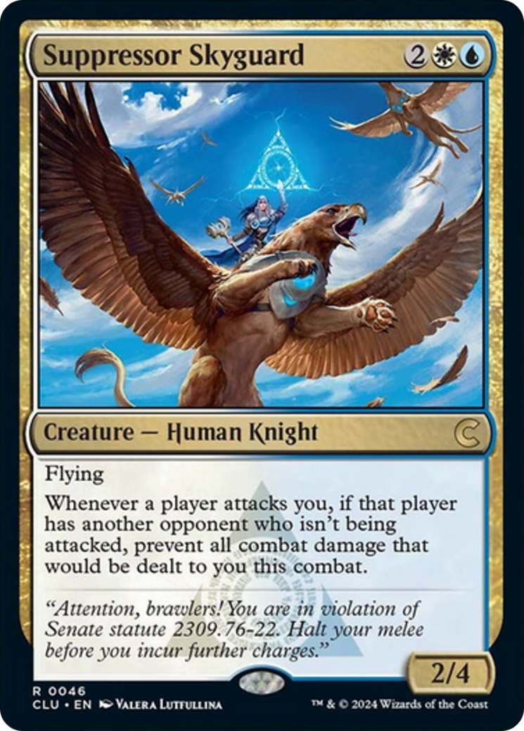 Suppressor Skyguard [Ravnica: Clue Edition] | Anubis Games and Hobby
