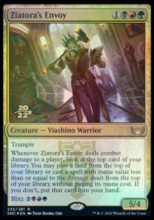 Ziatora's Envoy [Streets of New Capenna Prerelease Promos] | Anubis Games and Hobby