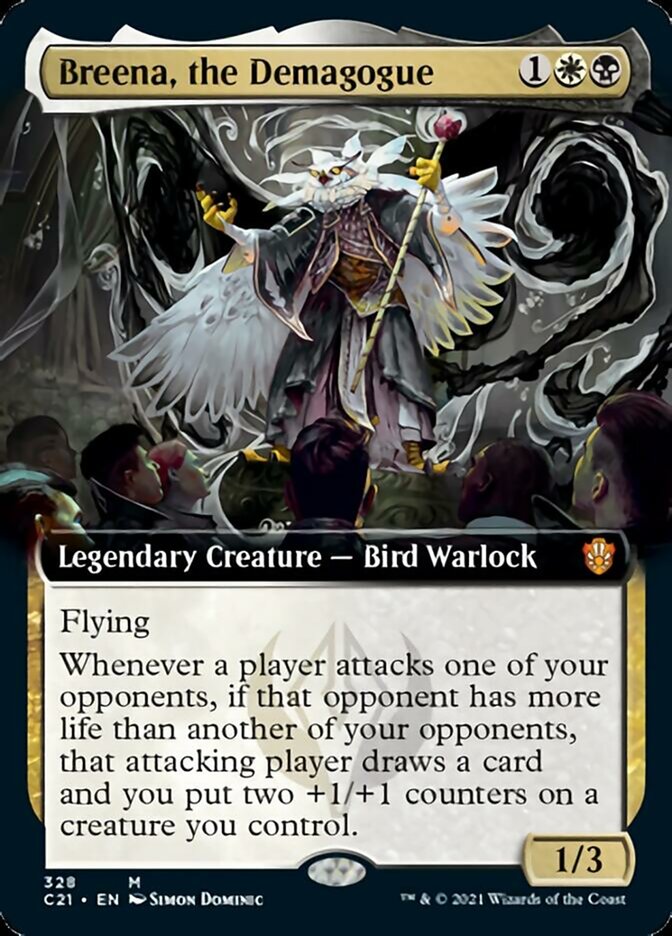 Breena, the Demagogue (Extended Art) [Commander 2021] | Anubis Games and Hobby