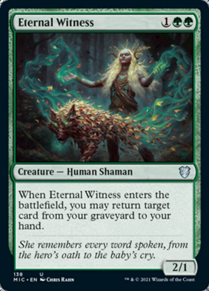 Eternal Witness [Innistrad: Midnight Hunt Commander] | Anubis Games and Hobby