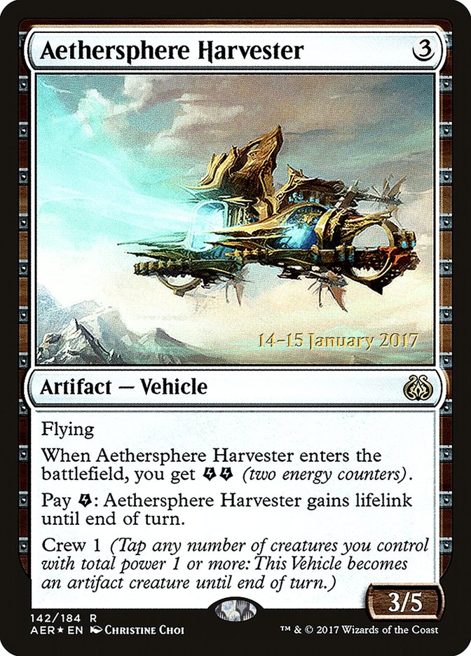 Aethersphere Harvester [Aether Revolt Prerelease Promos] | Anubis Games and Hobby