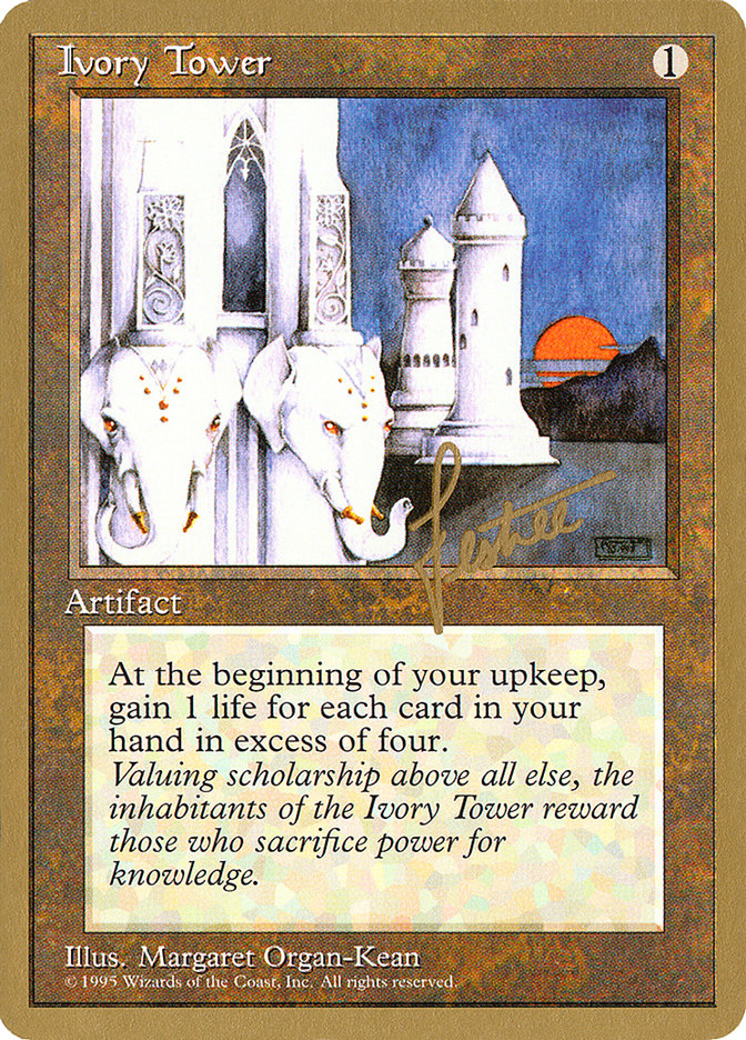 Ivory Tower (Bertrand Lestree) [Pro Tour Collector Set] | Anubis Games and Hobby