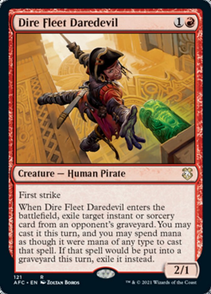 Dire Fleet Daredevil [Dungeons & Dragons: Adventures in the Forgotten Realms Commander] | Anubis Games and Hobby