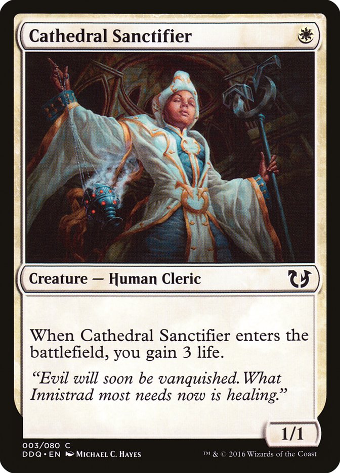 Cathedral Sanctifier [Duel Decks: Blessed vs. Cursed] | Anubis Games and Hobby