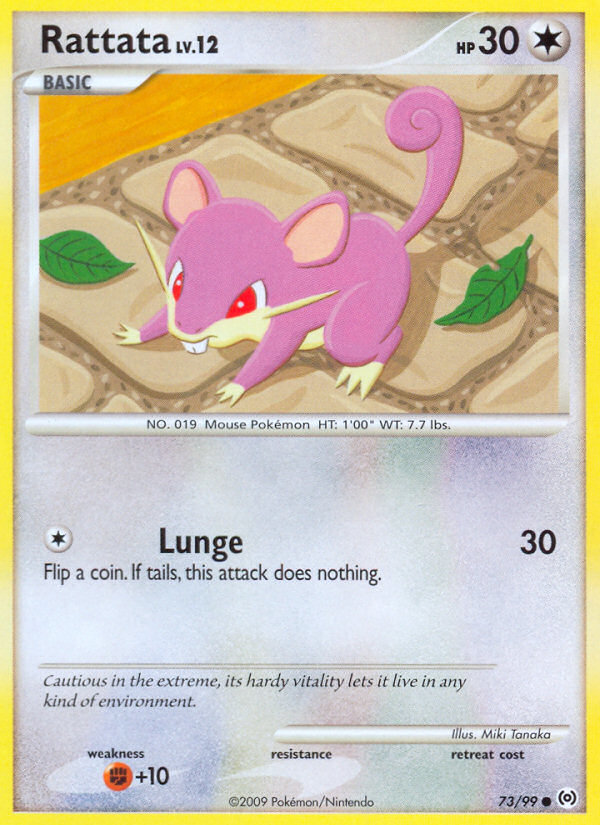 Rattata (73/99) [Platinum: Arceus] | Anubis Games and Hobby