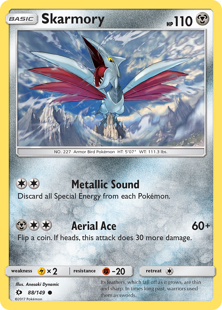 Skarmory (88/149) [Sun & Moon: Base Set] | Anubis Games and Hobby