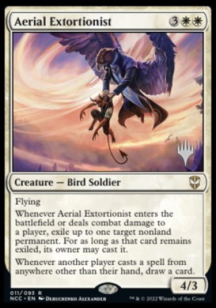 Aerial Extortionist (Promo Pack) [Streets of New Capenna Commander Promos] | Anubis Games and Hobby