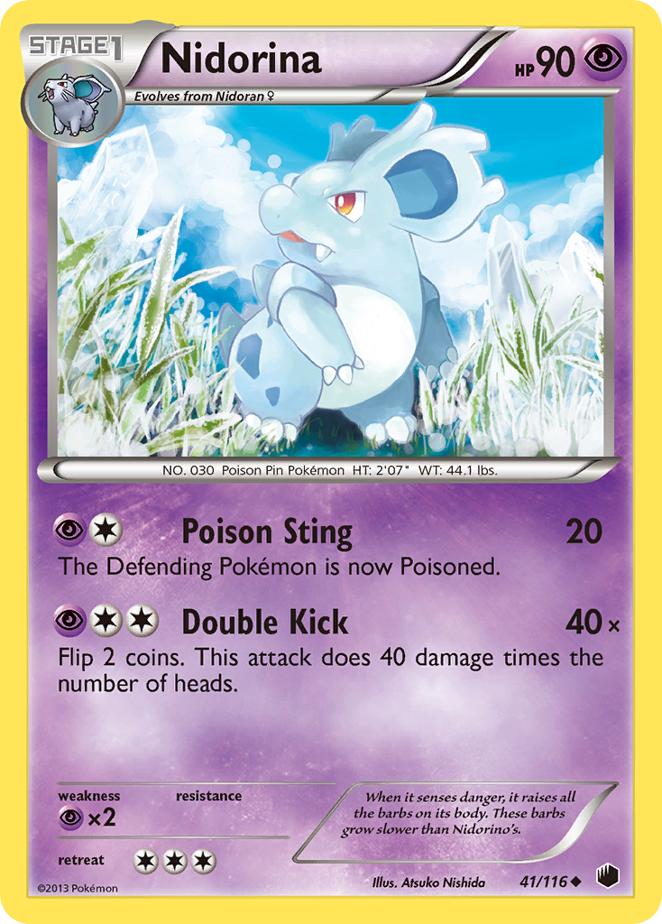 Nidorina (41/116) [Black & White: Plasma Freeze] | Anubis Games and Hobby