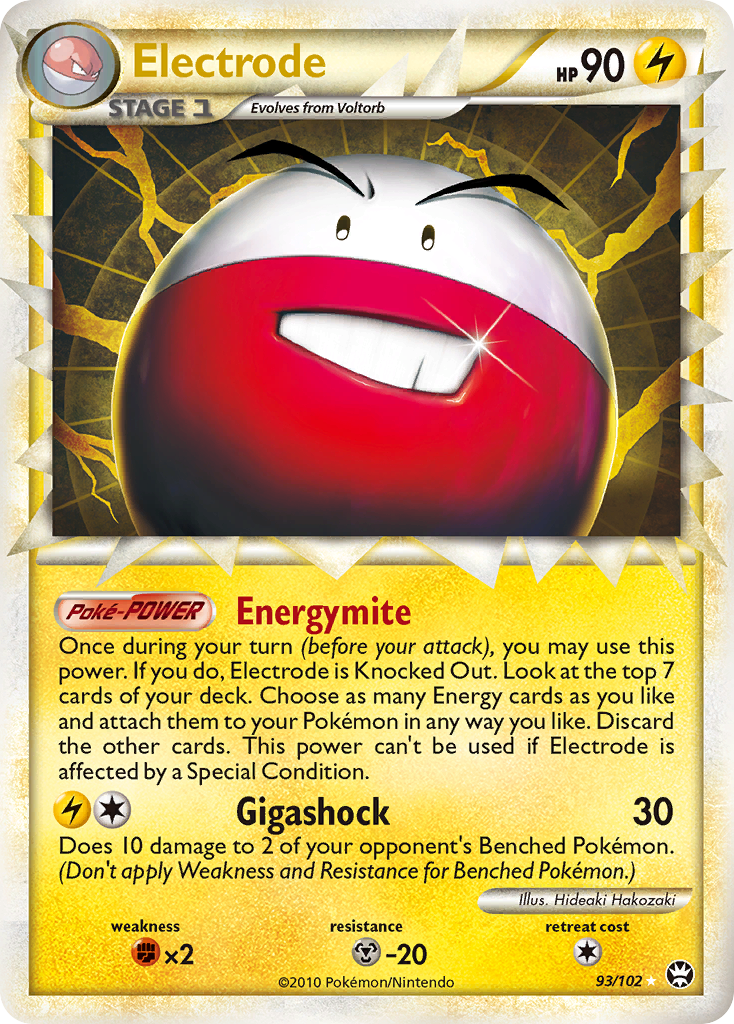 Electrode (93/102) [HeartGold & SoulSilver: Triumphant] | Anubis Games and Hobby