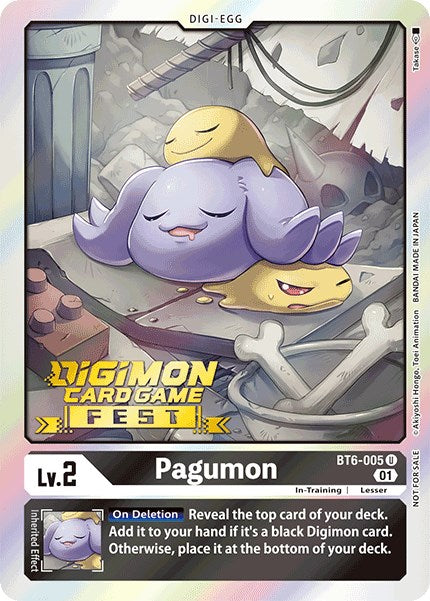 Pagumon [BT6-005] (Digimon Card Game Fest 2022) [Double Diamond Promos] | Anubis Games and Hobby