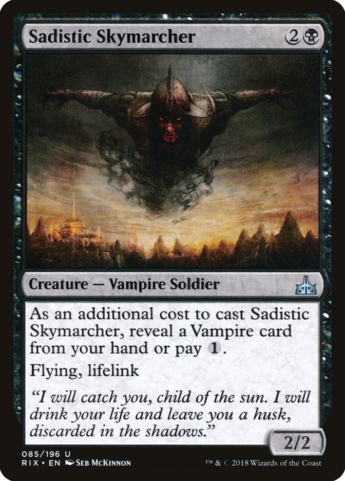 Sadistic Skymarcher [Rivals of Ixalan] | Anubis Games and Hobby