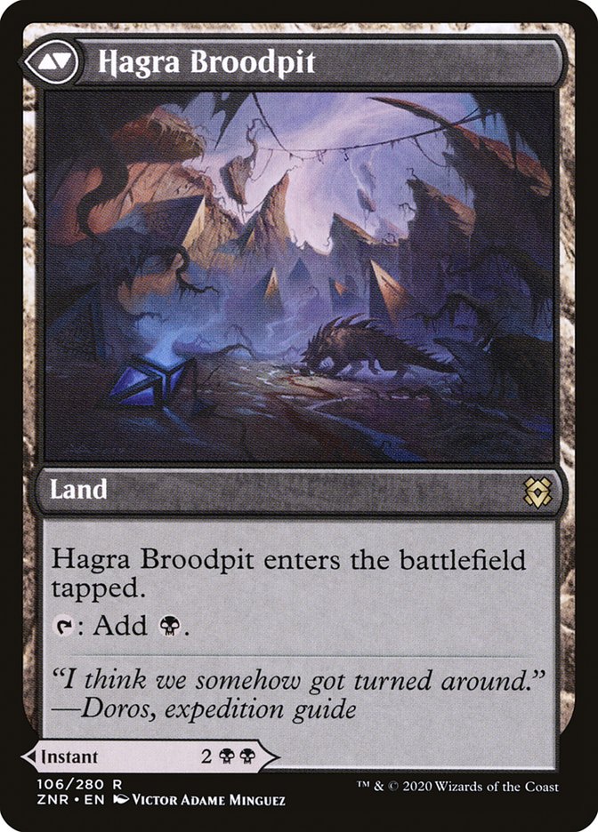 Hagra Mauling // Hagra Broodpit [Zendikar Rising] | Anubis Games and Hobby