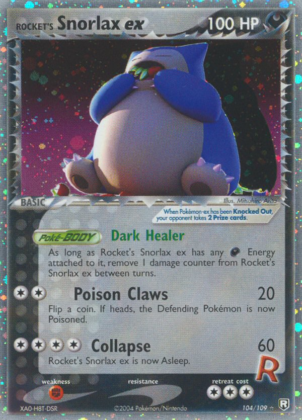 Rocket's Snorlax ex (104/109) [EX: Team Rocket Returns] | Anubis Games and Hobby