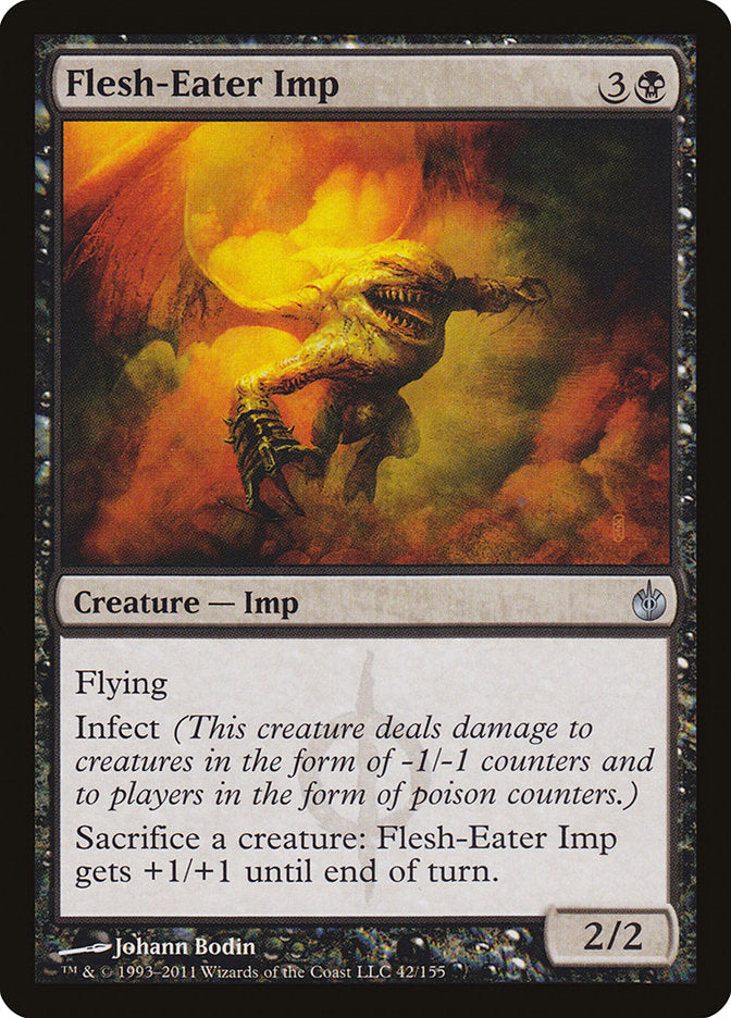 Flesh-Eater Imp [Mirrodin Besieged] | Anubis Games and Hobby