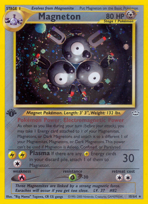 Magneton (10/64) [Neo Revelation 1st Edition] | Anubis Games and Hobby