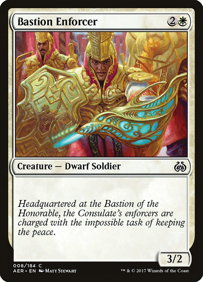 Bastion Enforcer [Aether Revolt] | Anubis Games and Hobby