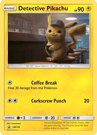 Detective Pikachu (SM190) [Sun & Moon: Black Star Promos] | Anubis Games and Hobby