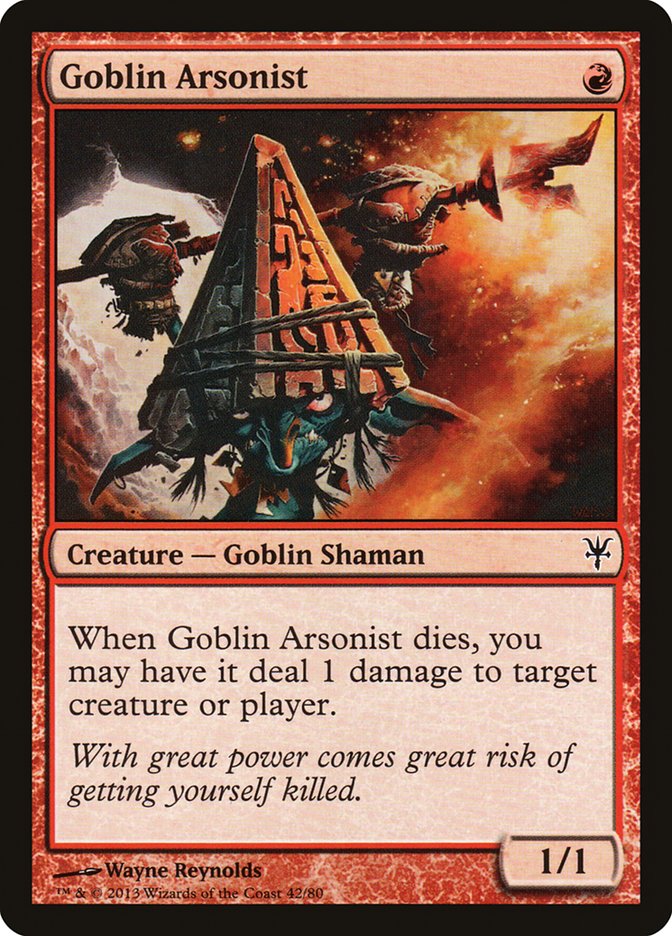 Goblin Arsonist [Duel Decks: Sorin vs. Tibalt] | Anubis Games and Hobby