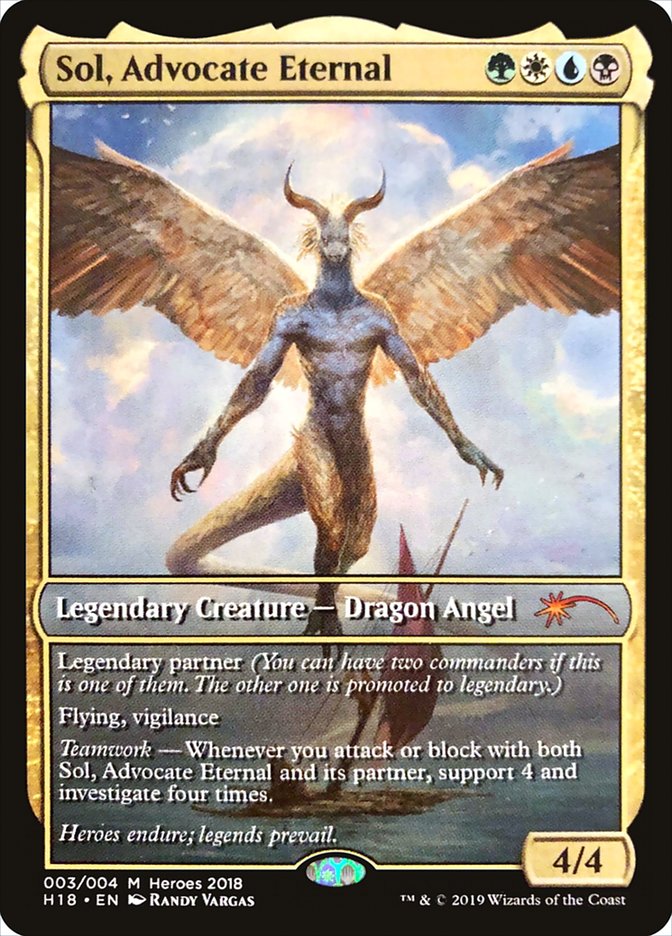 Sol, Advocate Eternal [Heroes of the Realm 2018] | Anubis Games and Hobby