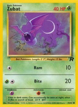 Zubat (70/82) [Team Rocket Unlimited] | Anubis Games and Hobby