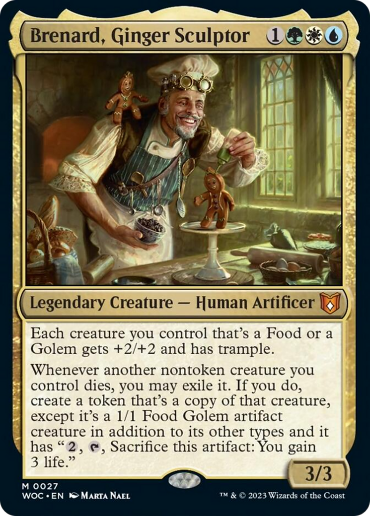 Brenard, Ginger Sculptor [Wilds of Eldraine Commander] | Anubis Games and Hobby