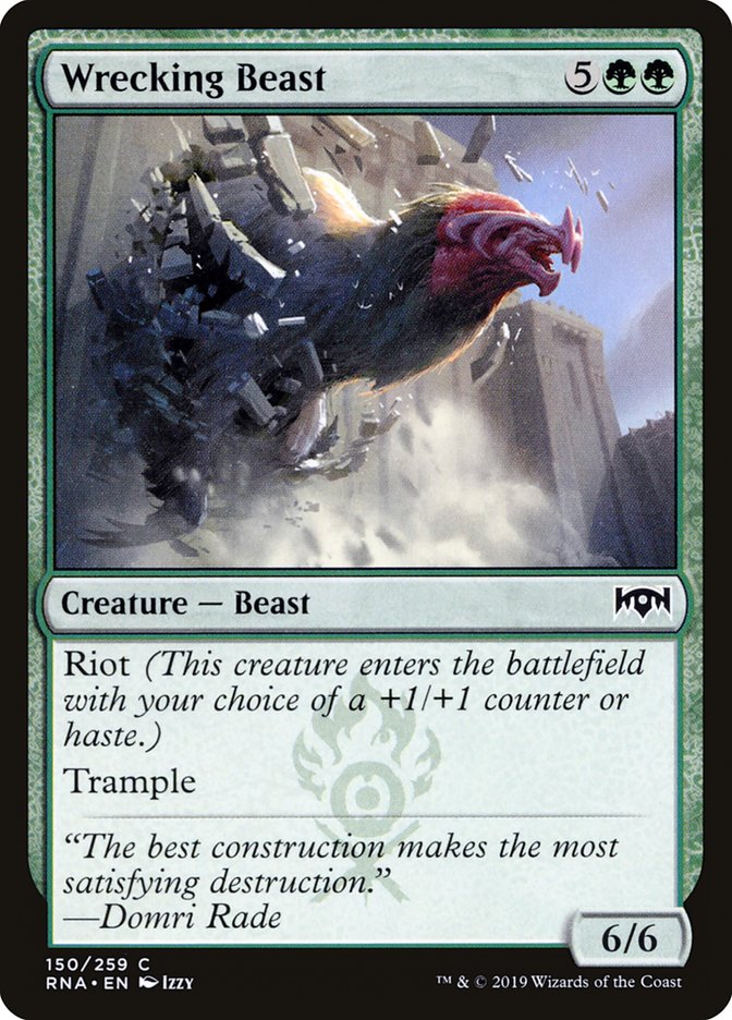 Wrecking Beast [Ravnica Allegiance] | Anubis Games and Hobby