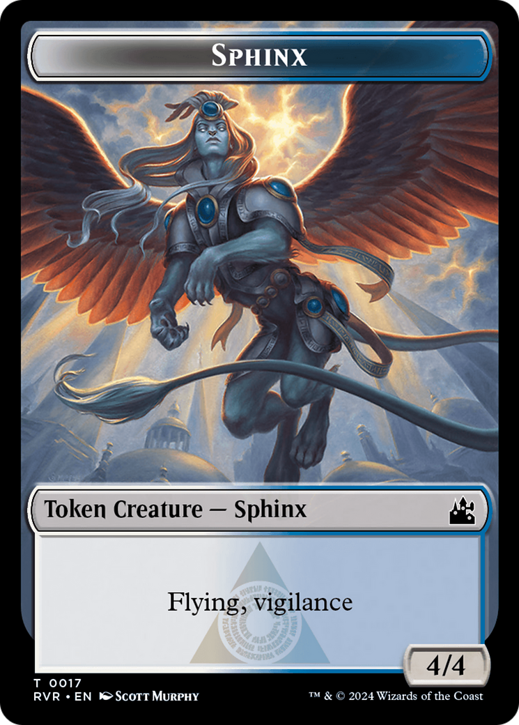 Sphinx Token [Ravnica Remastered Tokens] | Anubis Games and Hobby