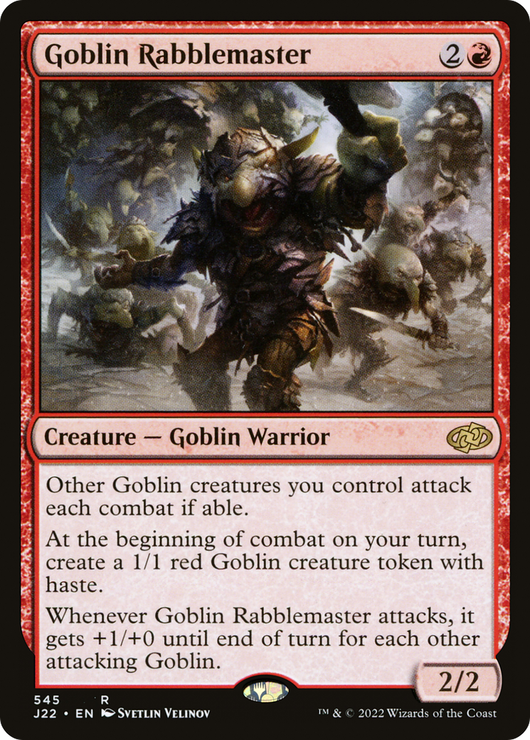 Goblin Rabblemaster [Jumpstart 2022] | Anubis Games and Hobby